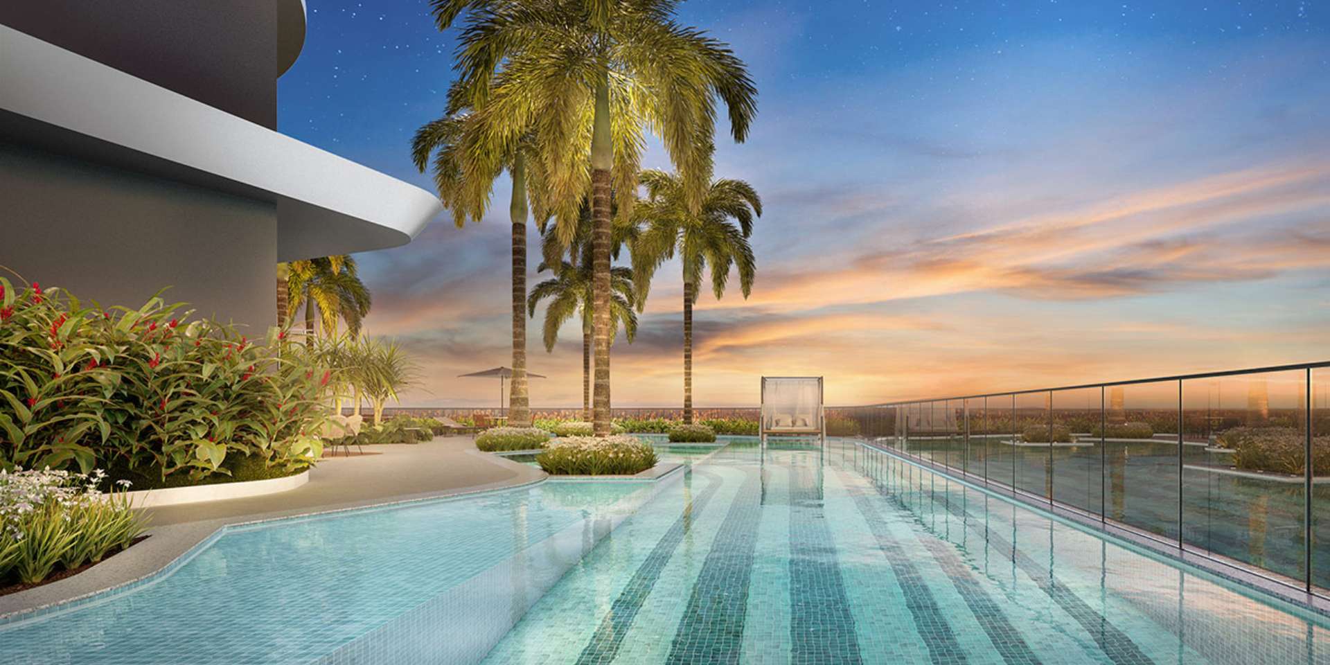 PERSPECTIVA DA PISCINA