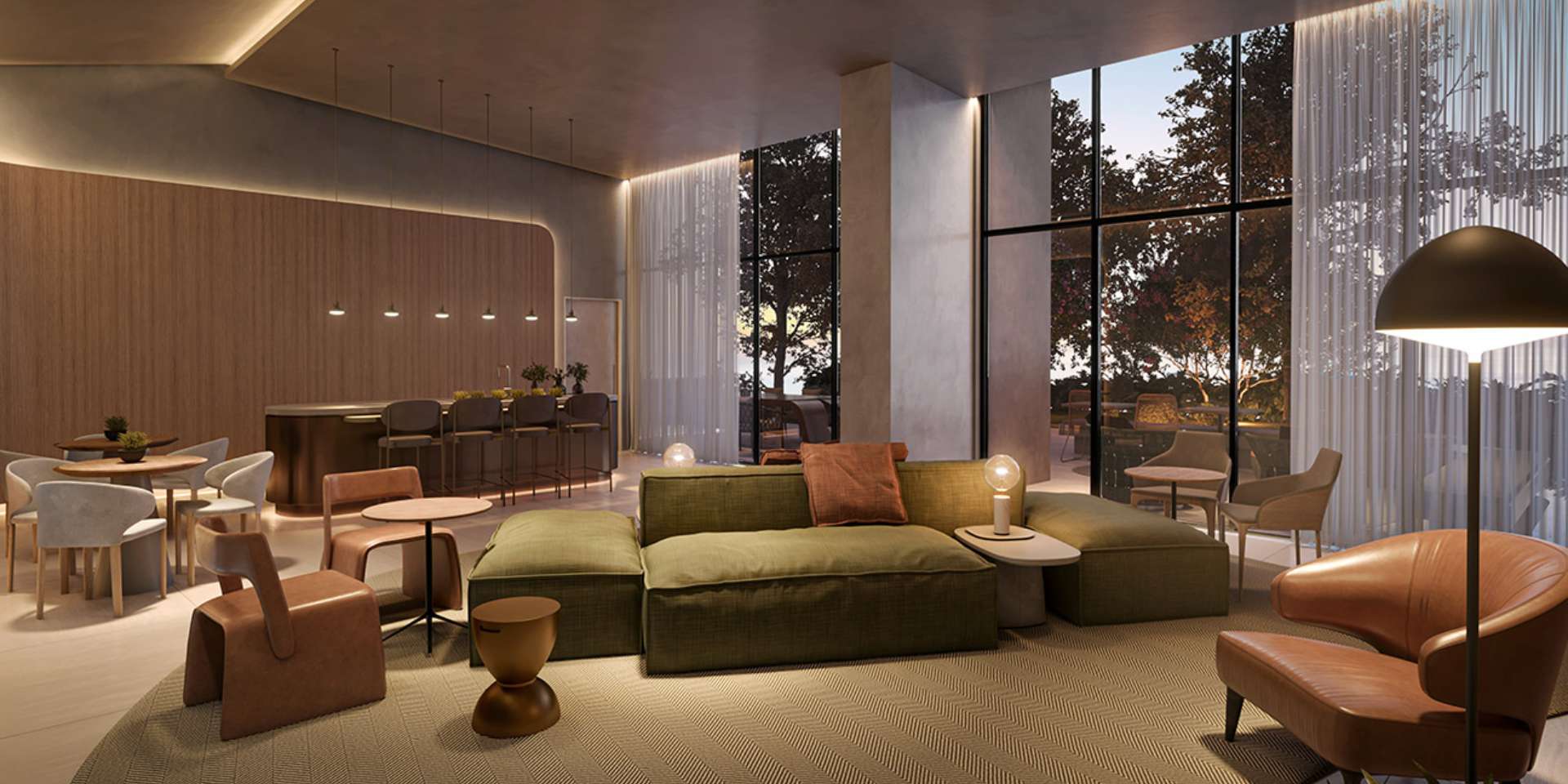 PERSPECTIVA DO SALÃO DE FESTAS